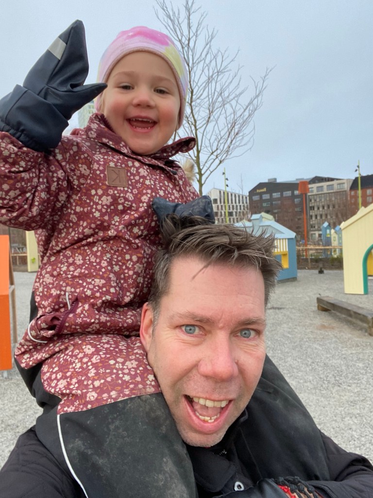 Med bonusbarnbarnen denna helg